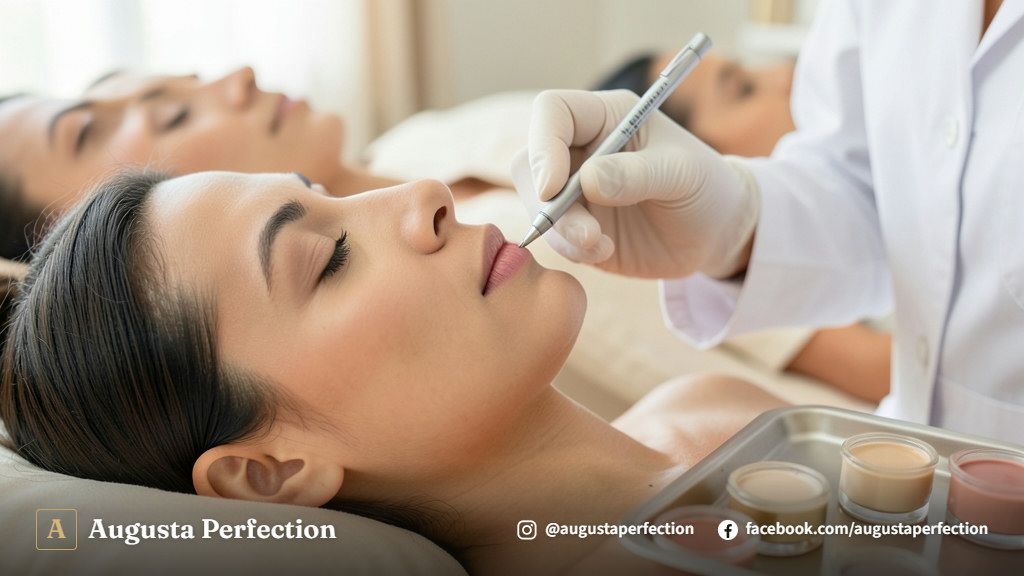 Micropigmentação Labial: Micropigmentação Labial Cor Natural em Peles Escuras: Guia