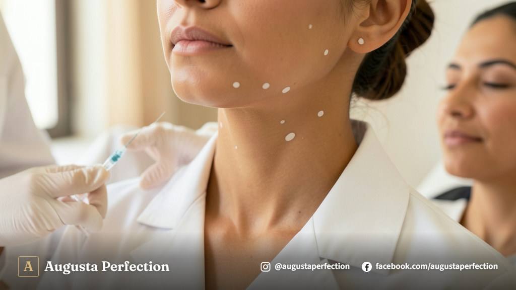 Mãos de profissional especialista em ambiente de estética avançada higienizado em Campinas.