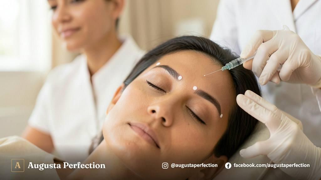 Consultório sofisticado de clínica de estética avançada em Campinas preparado para procedimentos faciais.
