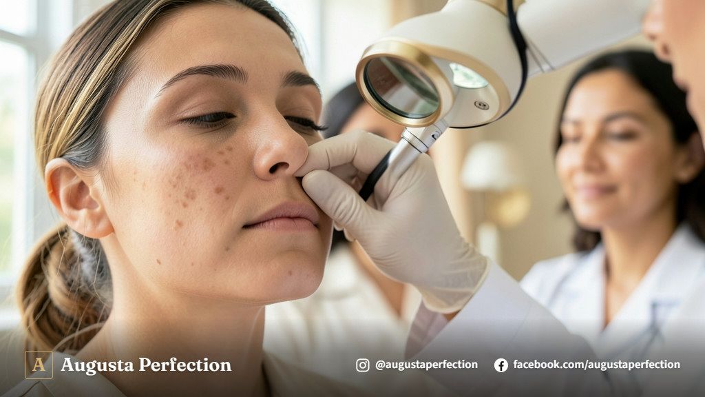 Consultório de estética avançada para tratamento de melasma em Campinas com ambiente acolhedor e produtos de alta tecnologia.