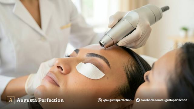 Equipamento moderno de despigmentação a laser em clínica de estética em Campinas