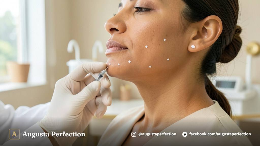 Consultório de estética avançada preparado para procedimento de preenchimento de papada em Jundiaí.